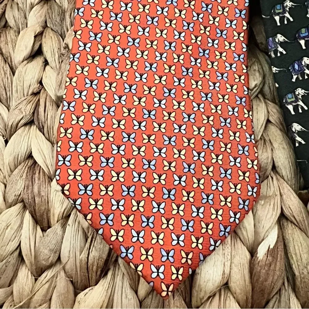 Brooks Brothers Italian Print Silk Nature Tie Collection